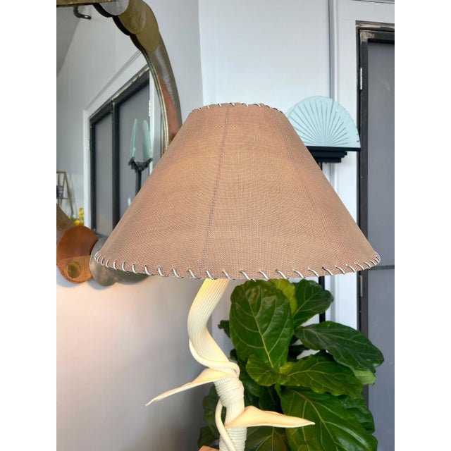 Vintage 1970s Olympia Leaf & Vine Table Lamp | Chairish