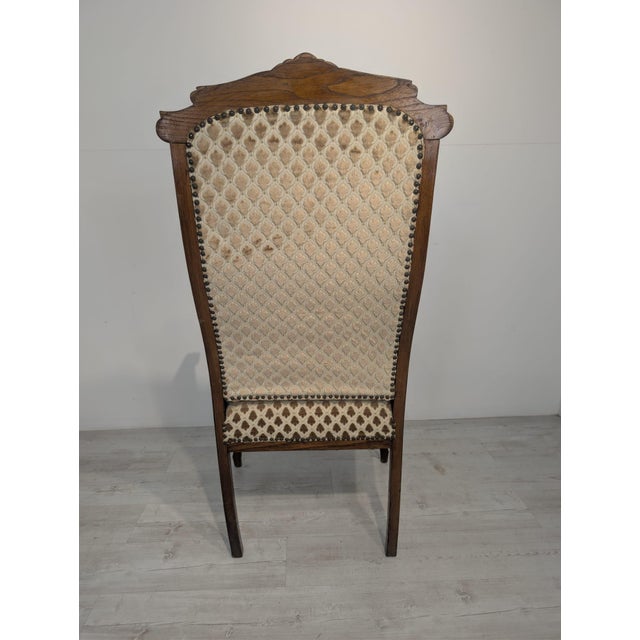 Antique Louis XV Armchair with Springs, 1920s For Sale - Image 10 of 15