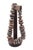 Metal Vintage Silver & Stone Beaded Choker Necklace For Sale - Image 7 of 9
