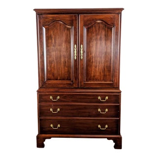 Henkel-Harris Wild Black Cherry Tv Armoire For Sale
