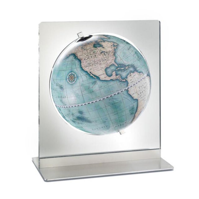 Indigo Air Globe by Zoffoli Mappamondi For Sale - Image 4 of 4