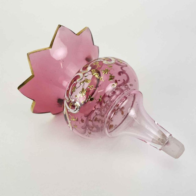 Gilded Metal Liquor Service with Flower Vase, Late 19th Century, Set of 18 For Sale - Image 5 of 11