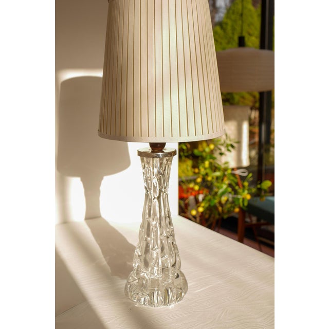 Crystal Glass Table Lamp by Carl Fagerlund for Orrefors For Sale - Image 14 of 15