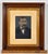 American Folk Art Hand Painted Tintype Gentleman Portrait in Walnut Frame For Sale - Image 12 of 13