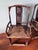 19th Century Chinese Hand Carved Wood High Back Arm Chairs For Sale In Los Angeles - Image 6 of 8