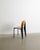A rare and iconic french mid century "metropole 305 / standard chair" by jean prouvé in black lacquered metal and...
