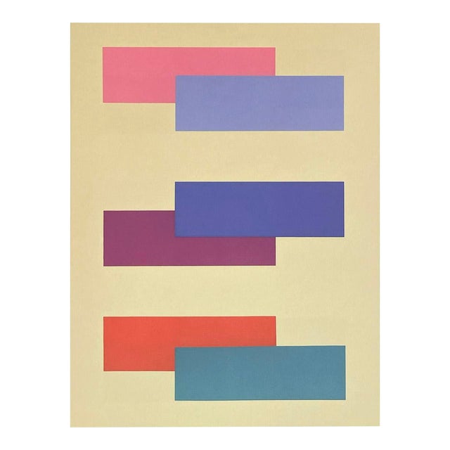 2009 Josef Albers the Interaction of Color Plate v-5 For Sale