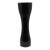 Czech/Bohemian Black Hourglass Vase White Interior For Sale