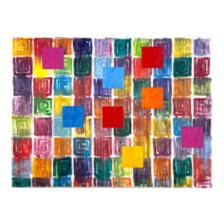 Contemporary Abstract Oil on Canvas "Altitude" by Dana Gordon For Sale