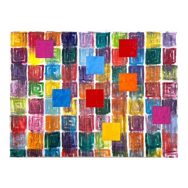 Contemporary Abstract Oil on Canvas "Altitude" by Dana Gordon For Sale