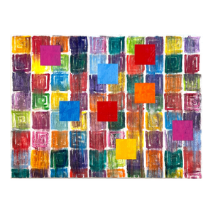 Contemporary Abstract Oil on Canvas "Altitude" by Dana Gordon