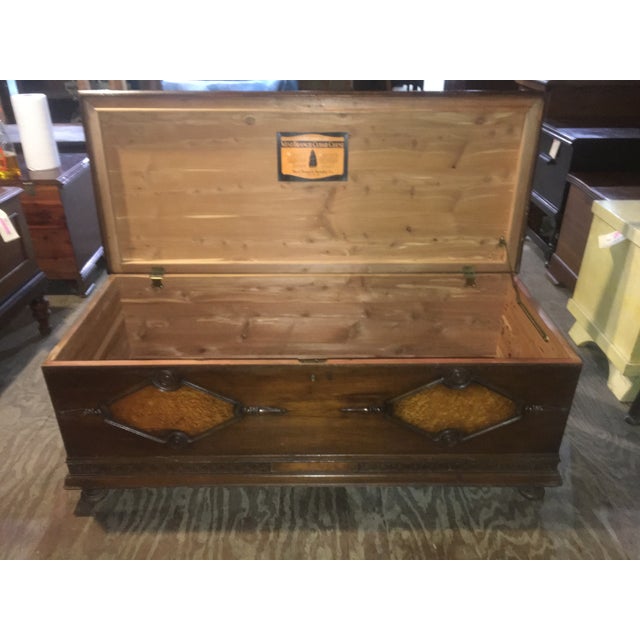 Antique West Branch 1920's Cedar Chest For Sale - Image 5 of 11