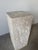 Sculpture Materials 1980s Vintage Postmodern Organic Textured Plaster Display Pedestal For Sale - Image 7 of 12