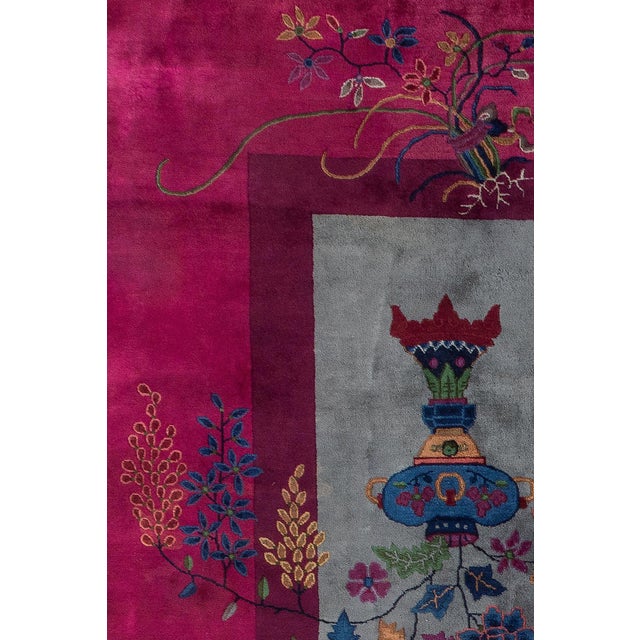 Early 20th Century Zabihi Collection Palace Size Art Deco Chinese Rug For Sale In New York - Image 6 of 12