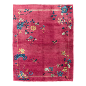Galerie Shabab Collection Mid-20th Century Handmade Chinese Art Deco Room Size Carpet