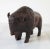Vintage Hand Carved Iron Wood American Buffalo / Bison Sculpture For Sale - Image 4 of 9