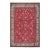 Vintage Retro Tabriz Red/Beige Wool Rug - 10'1'' X 13'1'' For Sale