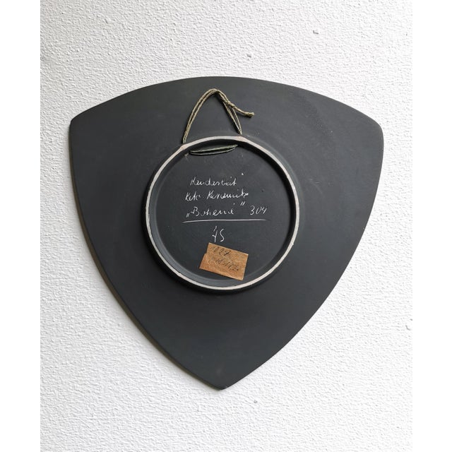 Mid-Century Modern Mid-Century Bohemé No. 304 Wall Plate from Keto-Keramik, 1950s For Sale - Image 3 of 7