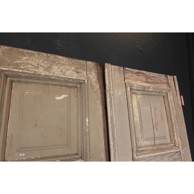 Large Double Door with Wings, 1890s For Sale - Image 13 of 18