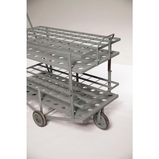 Vintage French Industrial Bottle Trolley, 1970s For Sale - Image 16 of 17