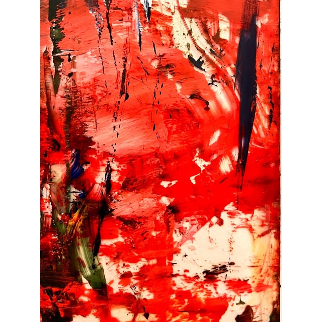 The Makers #2 Abstract Expressionism Acrylic Painting - Set of 2 For Sale - Image 9 of 11