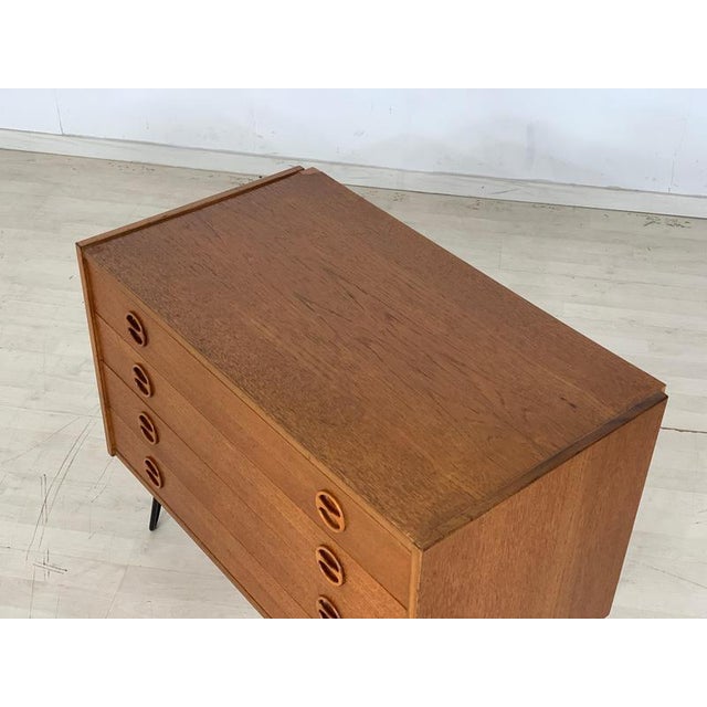 Wood Danish Teak Chest of Drawers For Sale - Image 7 of 9