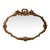 Antique Massive French Giltwood Mirror With Floral Crest For Sale