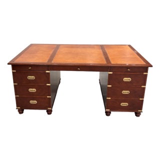1990s Gorgeous Ralph Lauren Campaign Partners/Executive Desk For Sale