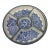 1980s Blue and White Crudités Platter For Sale
