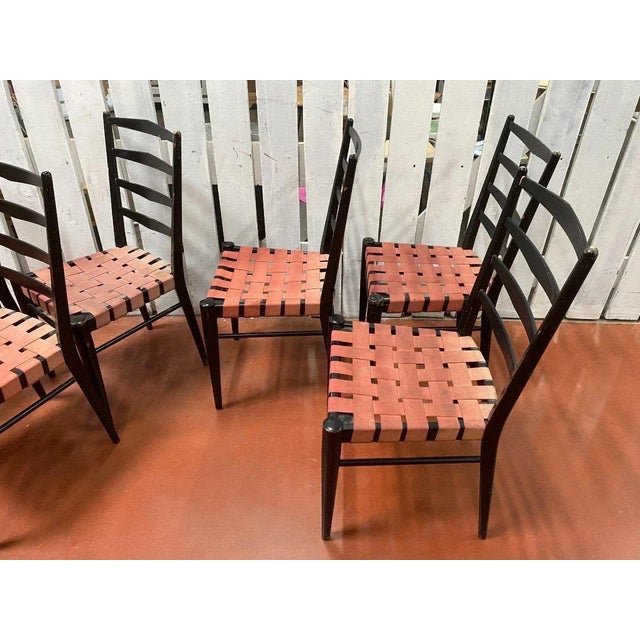 Dining Chairs from Cees Braakman, Set of 6 For Sale - Image 5 of 10