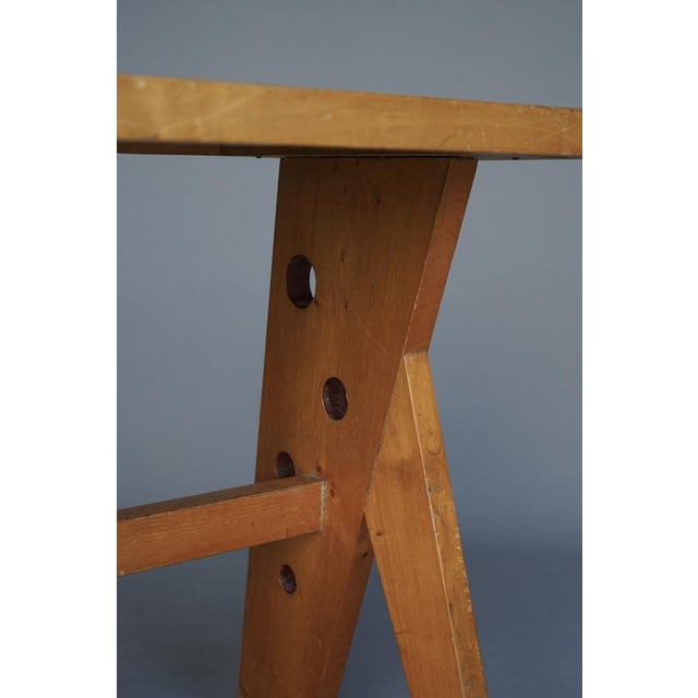 1950s Small Mid-Century Modernist French Desk, 1950s For Sale - Image 5 of 12