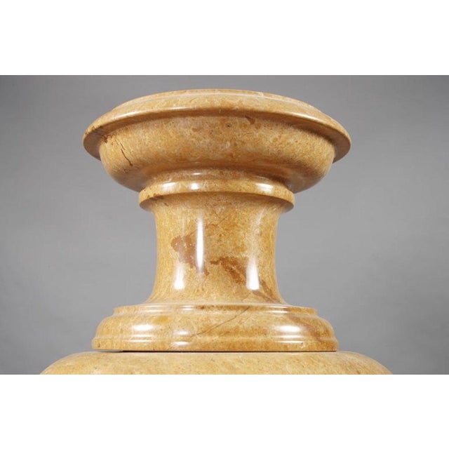 20th Century Classicist Style Marble Crater Vase For Sale - Image 11 of 14