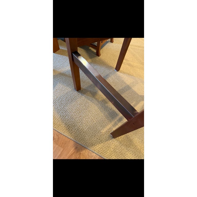 Stickley Brothers Stickley Mission Oak Bar Stools For Sale - Image 4 of 5