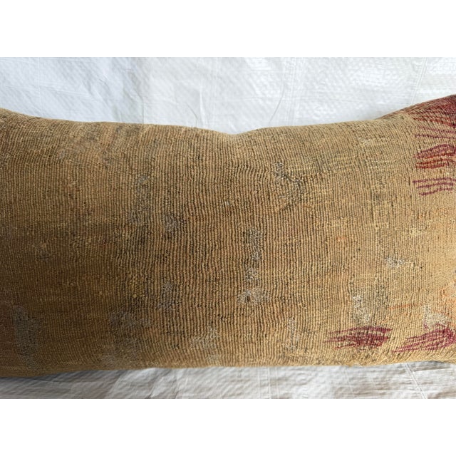 Textile 16th Century Brussels Tapestry Pillow With Faded Heraldic Motif For Sale - Image 7 of 7