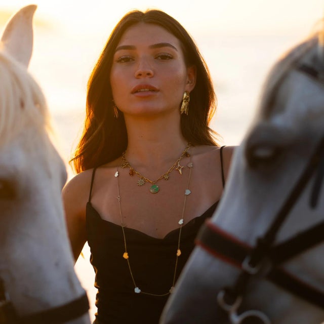 Cosmic Energy Charm Necklace For Sale - Image 4 of 9