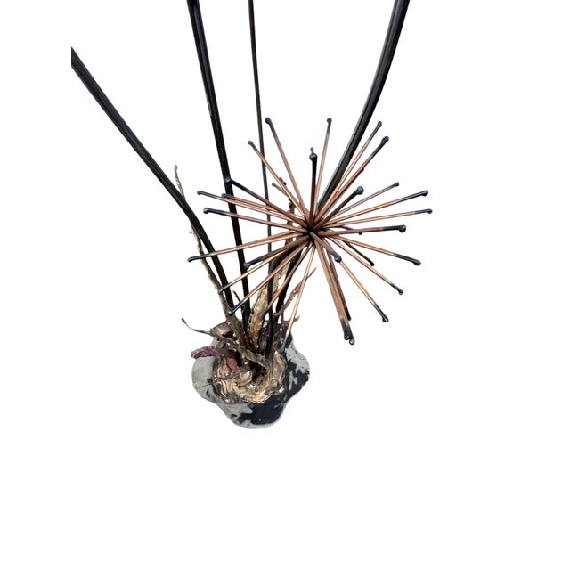 Mid-Century Modern Mid 20th Century Silas Seandel Signed Starburst Floor Sculpture For Sale - Image 3 of 18