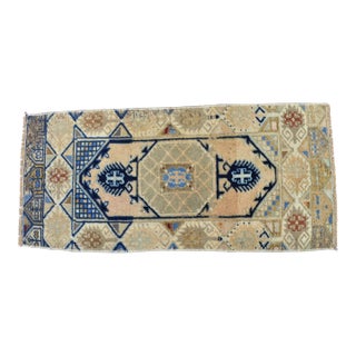 1960s Decorative Turkish Small Rug For Sale