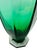 1990s Vibrant Emerald Green Octagon Vase | 1990s Italian 24% Lead Crystal | Royal Gallery Statement Decor For Sale - Image 5 of 13