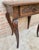 1940s French Louis XV Style Carved Wood Side Table With Drawer For Sale - Image 4 of 11