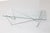 Vintage Glass Table with Metal Legs, Italy, 1970s For Sale - Image 4 of 5