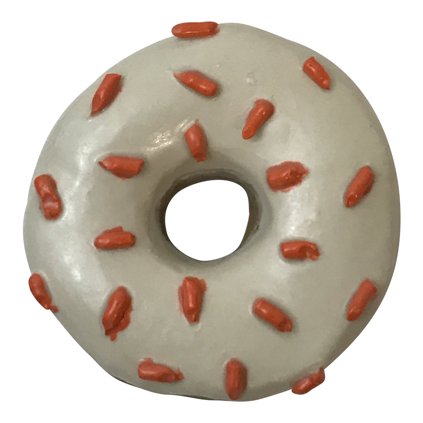 Ceramic Wall Donut Sprinkle Single Chairish