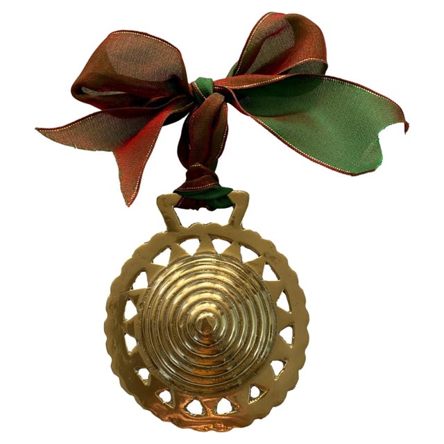 Victorian Antique English Horse Brass Ornament For Sale - Image 3 of 3