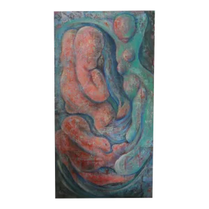1970s Vintage Philip Standish Read "Beginnings" Painting