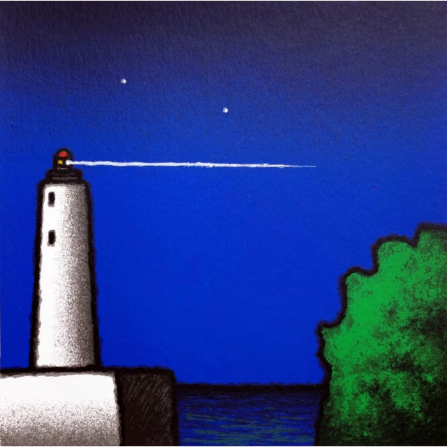 Tino Stefanoni, Faro e cespuglio, 1999, Serigraph For Sale - Image 4 of 4