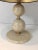 1970s French Travertine and Brass with Black Shintz Gilt Inside Table Lamp For Sale - Image 4 of 13