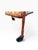 Wood Stitched Leather and Rattan Bar Cart by Jacques Adnet, 1950s For Sale - Image 7 of 14