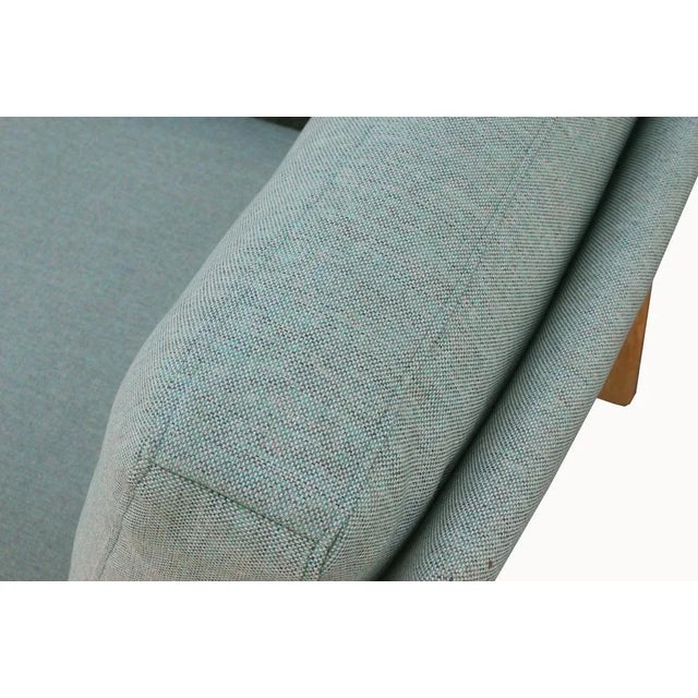 Set of Oak Armchair with Ottoman, 1970s For Sale - Image 3 of 13