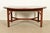 English Henkel Harris Georgian Carved Mahogany Butler's Coffee Table For Sale - Image 3 of 16