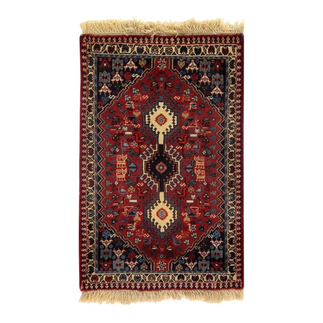 Red Persian Yalameh 2' X 3' For Sale