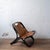 Wood Italian Bamboo and Leather Lounge Chair, 1960s For Sale - Image 7 of 18